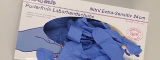 Foto von Nitril-Einmalhandschuhen
