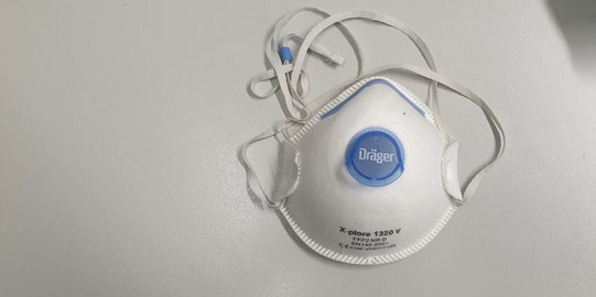 FFP3 quality respirator mask from Dräger