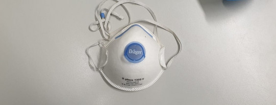 Atemschutzmaske von der Firma Dräger in FFP3 Qualität